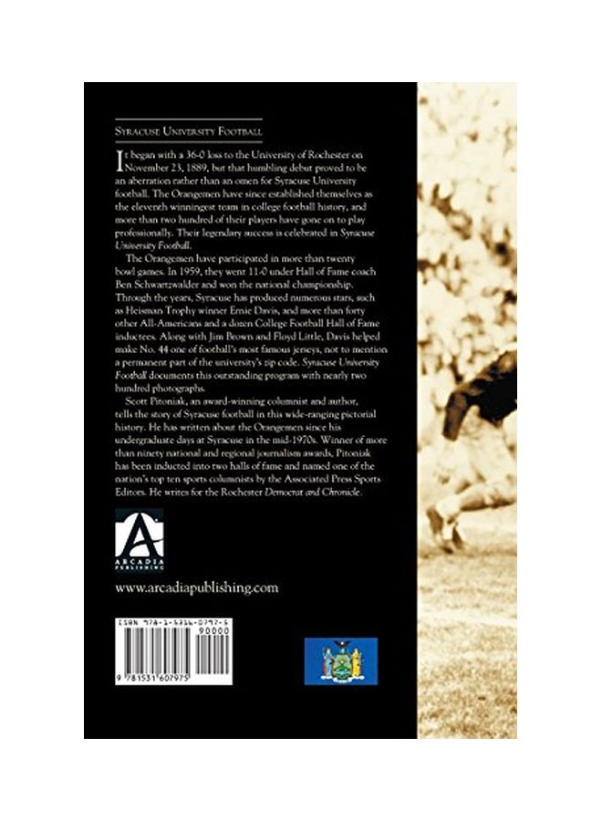 Syracuse University Football paperback english - 17 Jun 2003  - Image 2