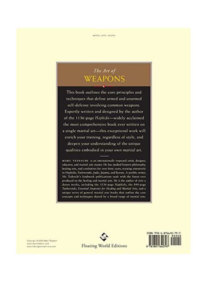 The Art Of Weapons paperback english - 23 May 2015