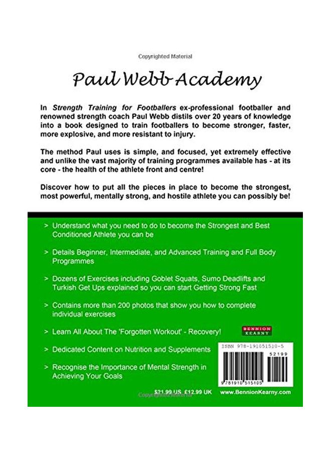 Strength Training For Footballers Paperback English by Webb, Paul - 24 Nov 2014  - Image 3