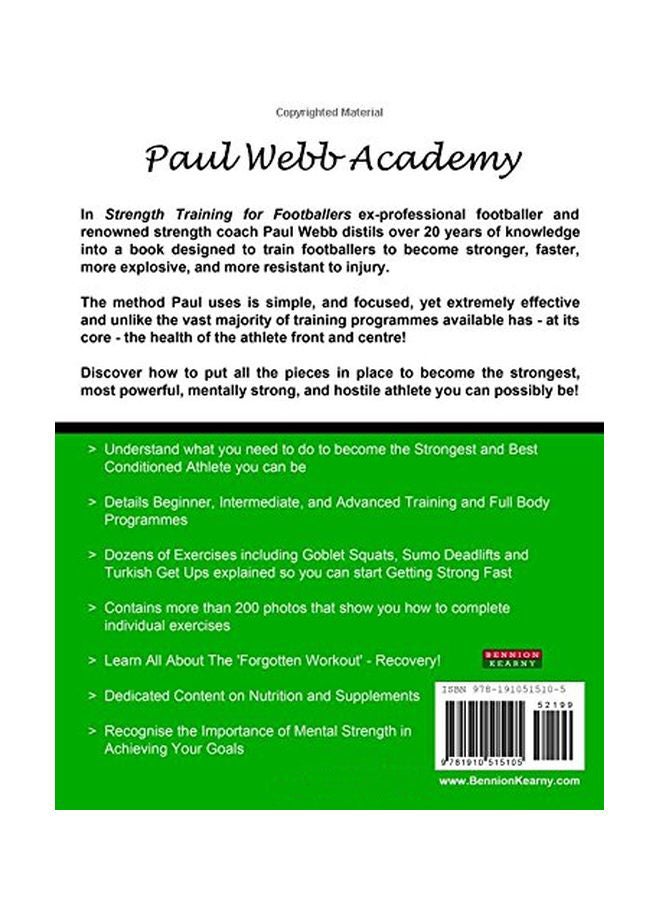 Strength Training For Footballers Paperback English by Webb, Paul - 24 Nov 2014  - Image 2