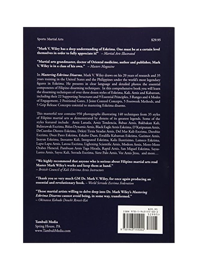 Mastering Eskrima Disarms paperback english - 14 Feb 2013  - Image 2