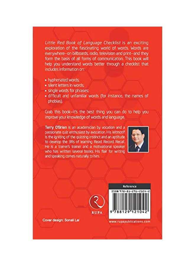 Language Checklist: Little Red Book paperback english - 30-Jan-13 - Image 2