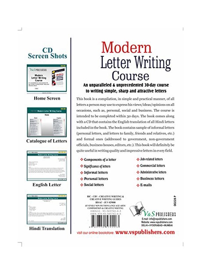Modern Letter Writing Course Paperback English by Arun Sagar - 8-May-13  - Image 2