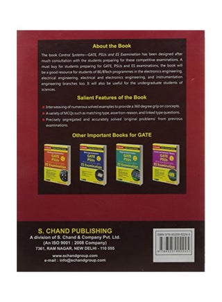 Control Systems GATE, PSUS AND ES Examination paperback english - 3-Apr-17 - v1550143731/N21100530A_1