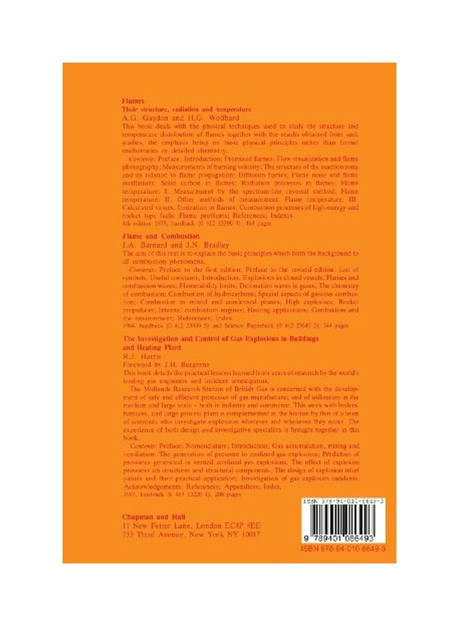 Chemistry Of Hydrocarbon Combustion paperback english - 13-Oct-11