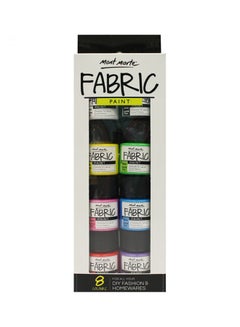 Mont Marte 8-Piece Fabric Paint Set 8x20 ml Multicolour  - Image 2