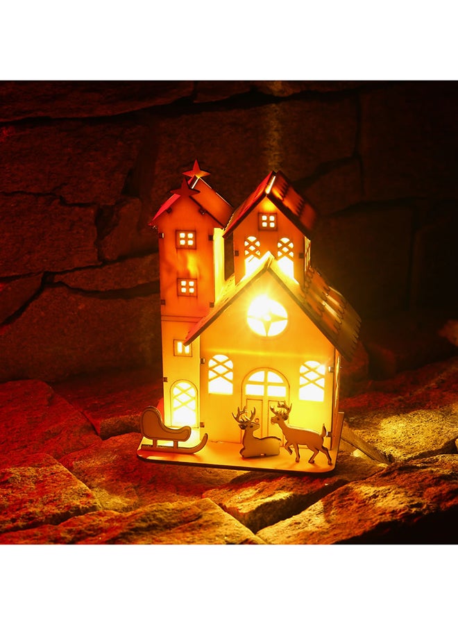 Generic - Wooden House With LED - Image 1