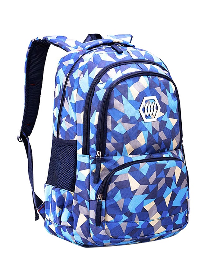 سامبوكس حقيبة ظهر SB بأشكال هندسية أزرق - Image 2