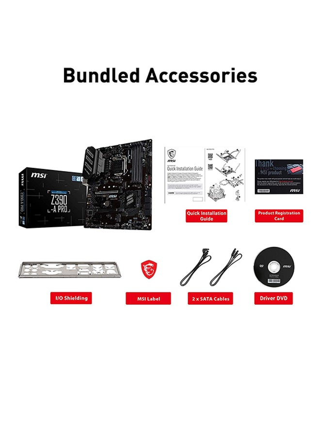 MSI - Z390-A PRO Motherboard For Laptop Multicolour - Image 1