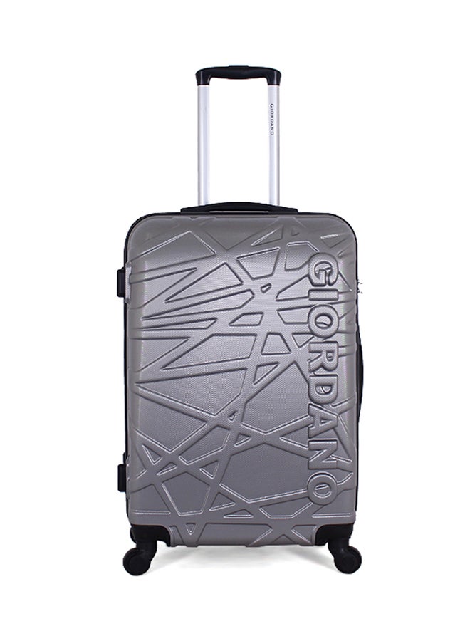 GIORDANO - Hardside 3 Piece Luggage Trolley Set Silver - Image 1