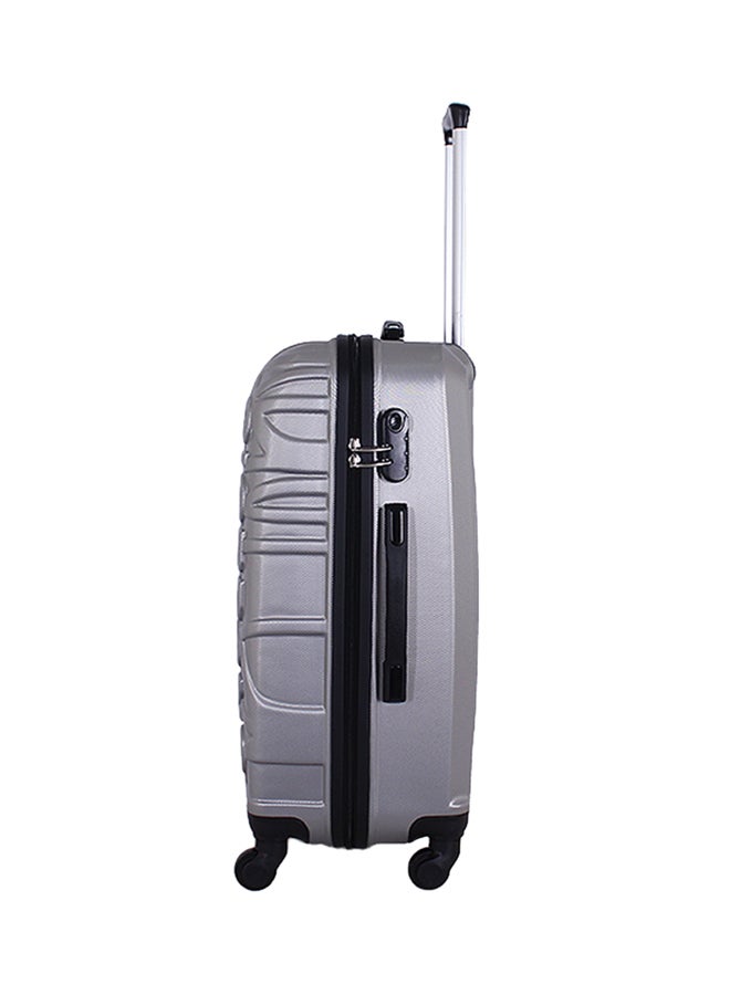 GIORDANO - Hardside 3 Piece Luggage Trolley Set Silver - Image 1