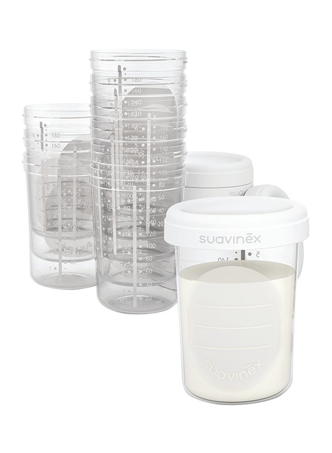 Milk Storage Container 10 Units