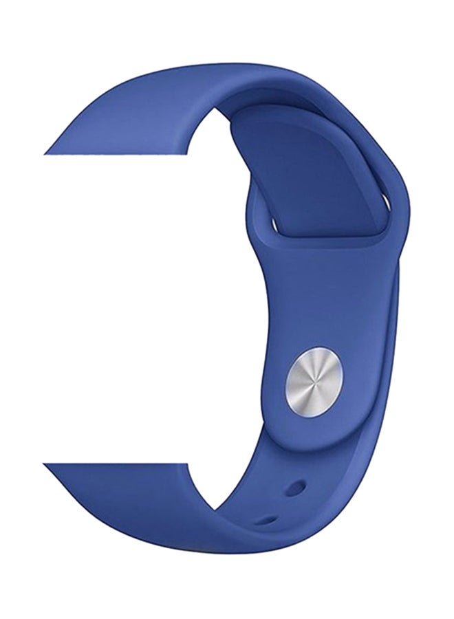 كول بيبي سوار سيليكون بديل لساعة أبل مقاس 38مم 40مم 42مم 44مم أزرق - Image 1