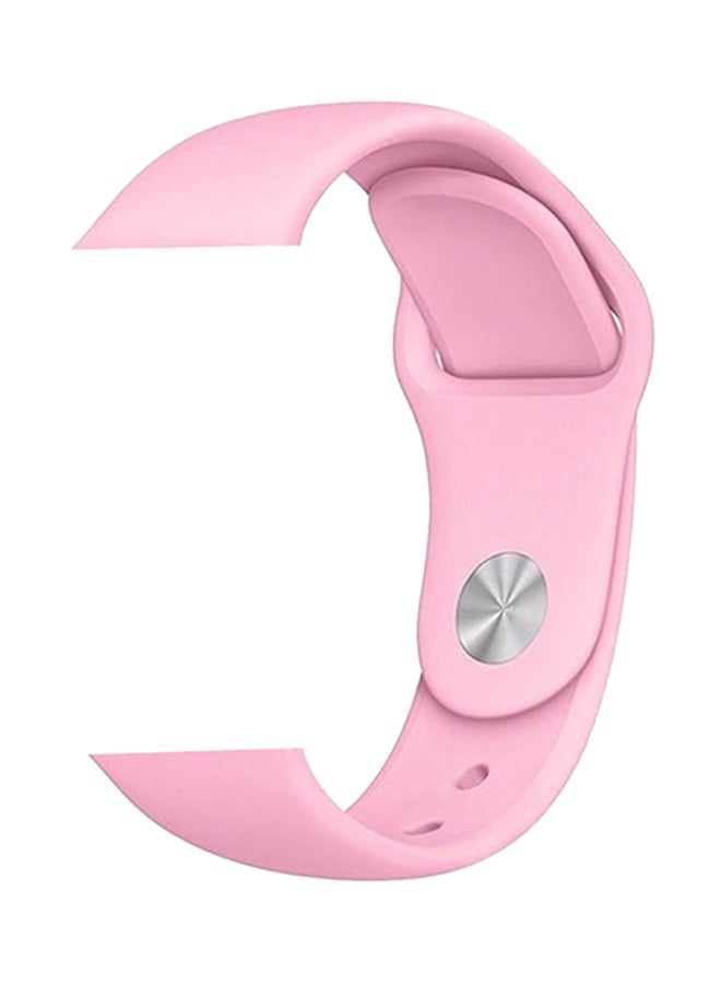 كول بيبي سوار سيليكون بديل لساعة أبل مقاس 38مم 40مم 42مم 44مم وردي - Image 1