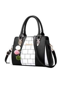 Designer Shoulder Bag Black/White