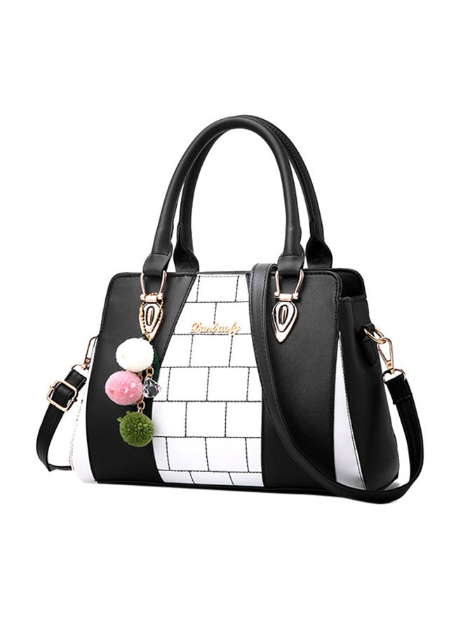Generic - Designer Shoulder Bag Black/White - Image 1