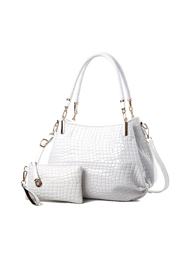 2-Piece Composite Bag Set White 