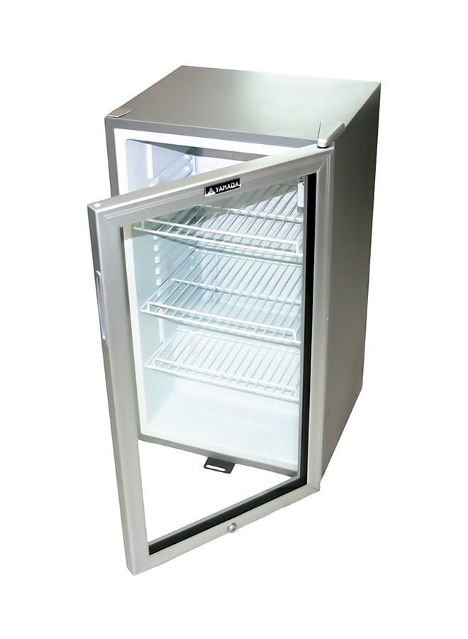 يامادا ثلاجة بباب من الزجاج YCC 90G رمادي - Image 4