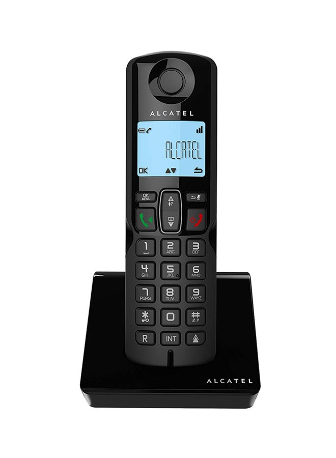 Alcatel Hands Free Cordless Phone Black  - Image 1