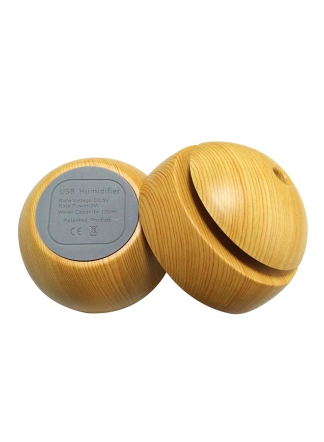 Mushroom Shaped Aromatherapy Air Humidifier 130ML Wood - Image 2