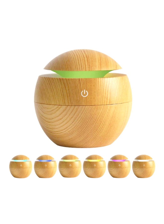 Mushroom Shaped Aromatherapy Air Humidifier 130ML Wood - Image 3