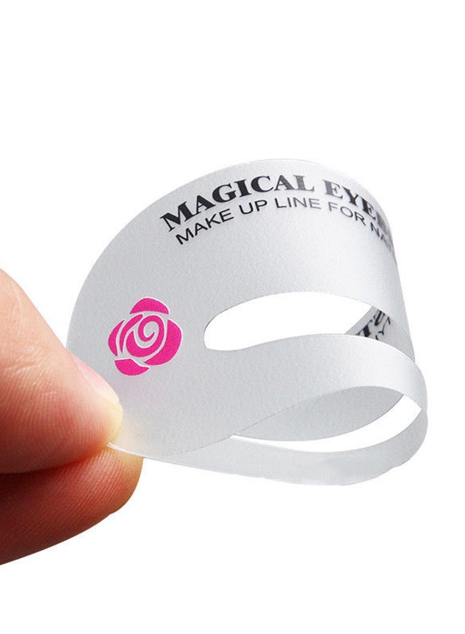 EHOME 24-Piece Eyebrow Stencil Set Clear - Image 3
