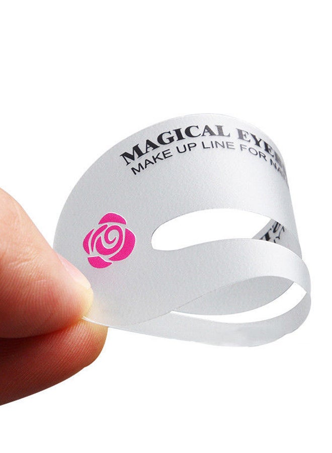 EHOME 24-Piece Eyebrow Stencil Set Clear - Image 3