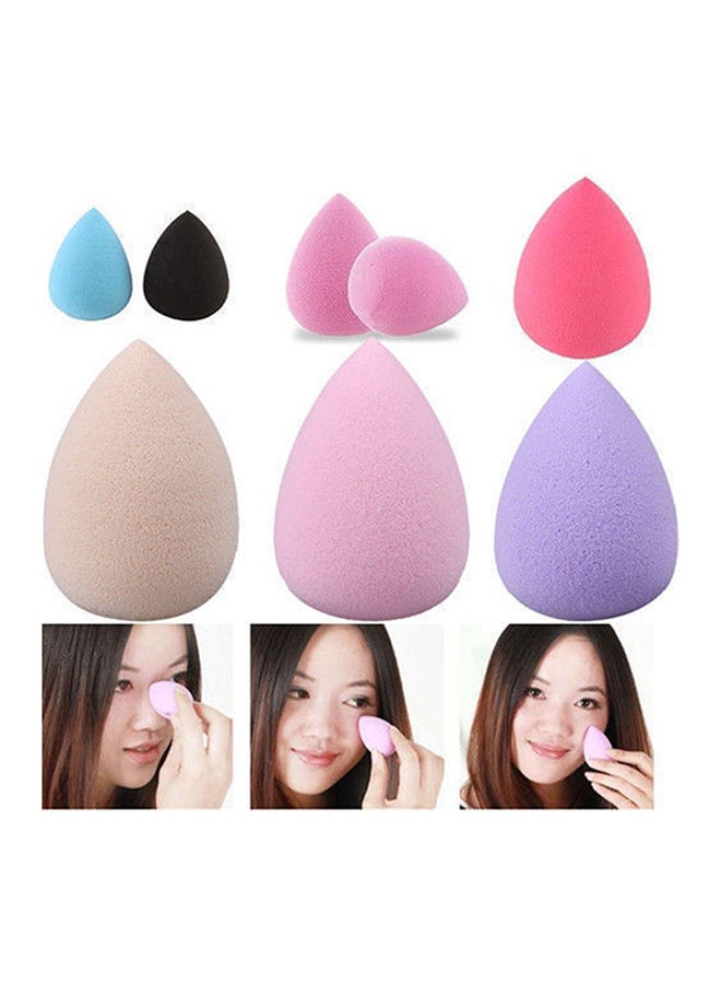 EHOME 5-Piece Makeup Blender Foundation Puff Sponges Multicolour - Image 2