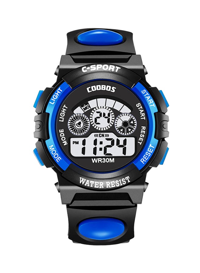 شاربدو ساعة يد رقمية مقاومة للماء بسوار مطاطي طراز 119 للأطفال - Image 1