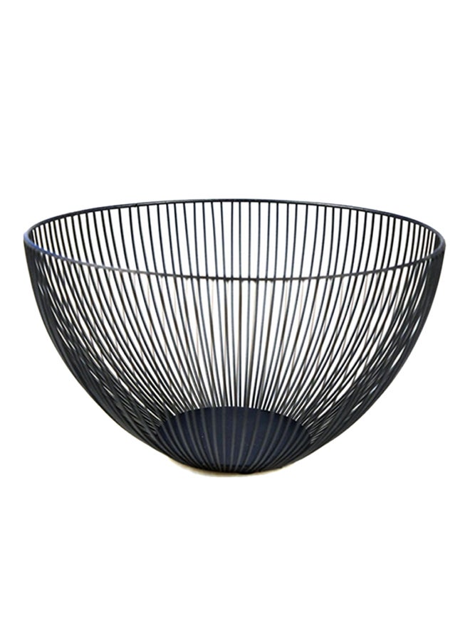 Sharpdo Wired Fruit And Vegetable Basket Black 18.5x6.5x8.5centimeter - Image 1
