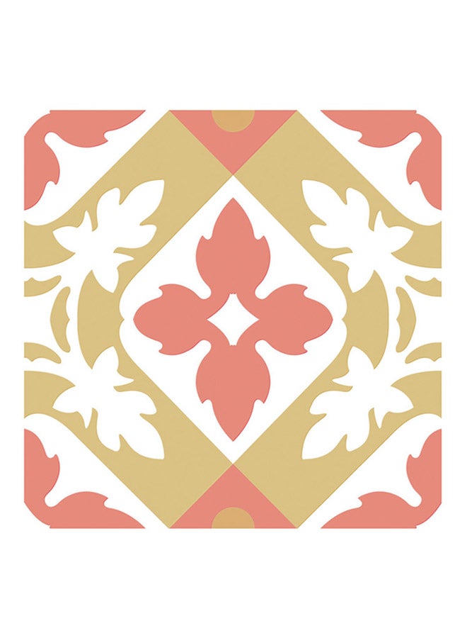 GEMWON 5-Piece Self Adhesive Waterproof Hard Tile Stickers 25 Multicolour 20x20x0.5cm