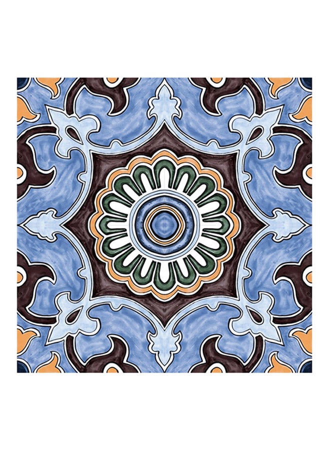 GEMWON 5-Piece Self Adhesive Waterproof Hard Tile Stickers 10 Multicolour 20x20x0.5cm