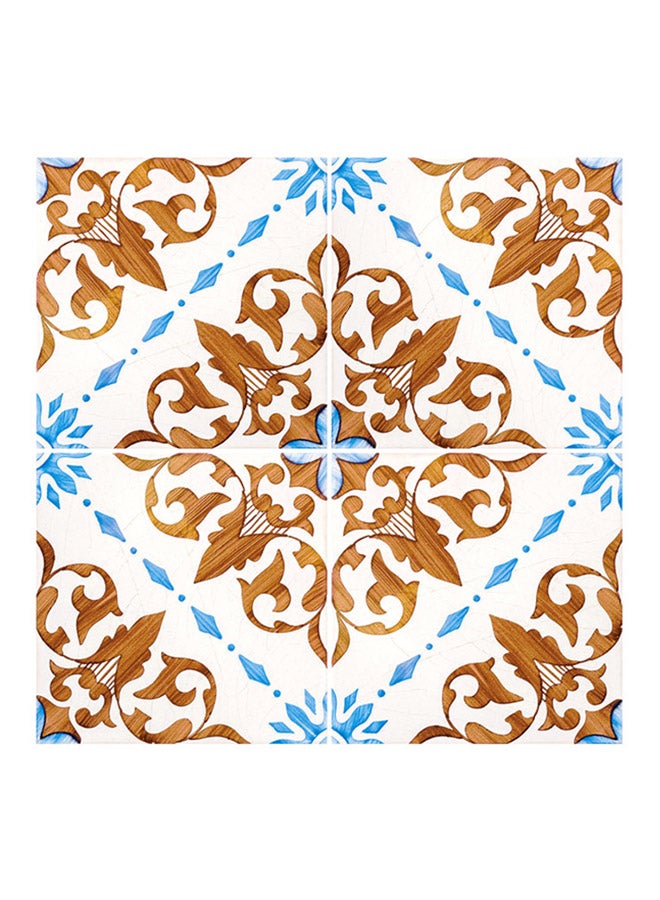 GEMWON 5-Piece Self Adhesive Waterproof Hard Tile Stickers 21 Multicolour 20x20x0.5cm