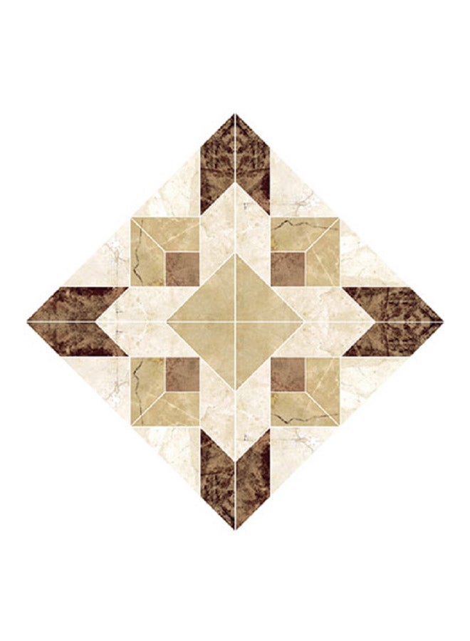 GEMWON 20-Piece Waterproof Self Adhesive 3D Ceramic Tile Stickers 04 Multicolour 8x8x2cm