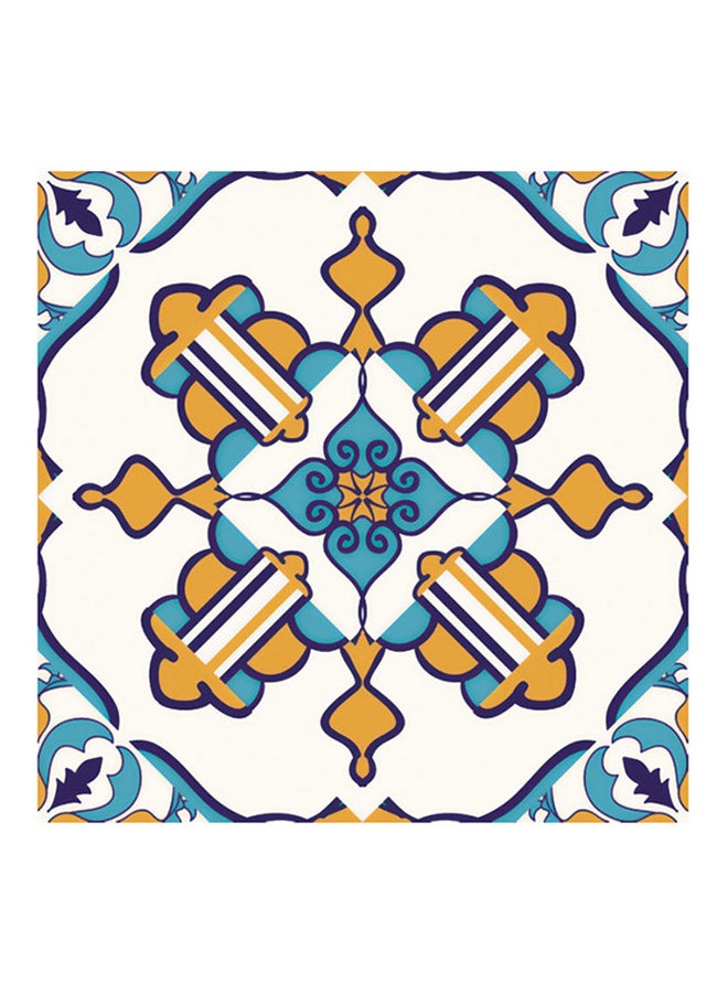 GEMWON 5-Piece Self Adhesive Waterproof Hard Tile Stickers 15 Multicolour 20x20x0.5cm