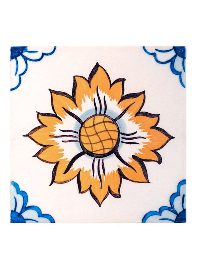 GEMWON 5-Piece Self Adhesive Waterproof Hard Tile Stickers 23 Multicolour 20x20x0.5cm