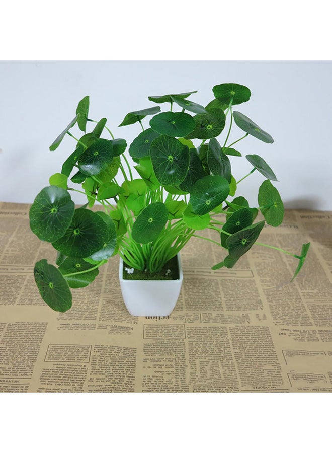 Bluelans Artificial Fish Tank Decoration Lotus Leaf Foliage Green - Image 3