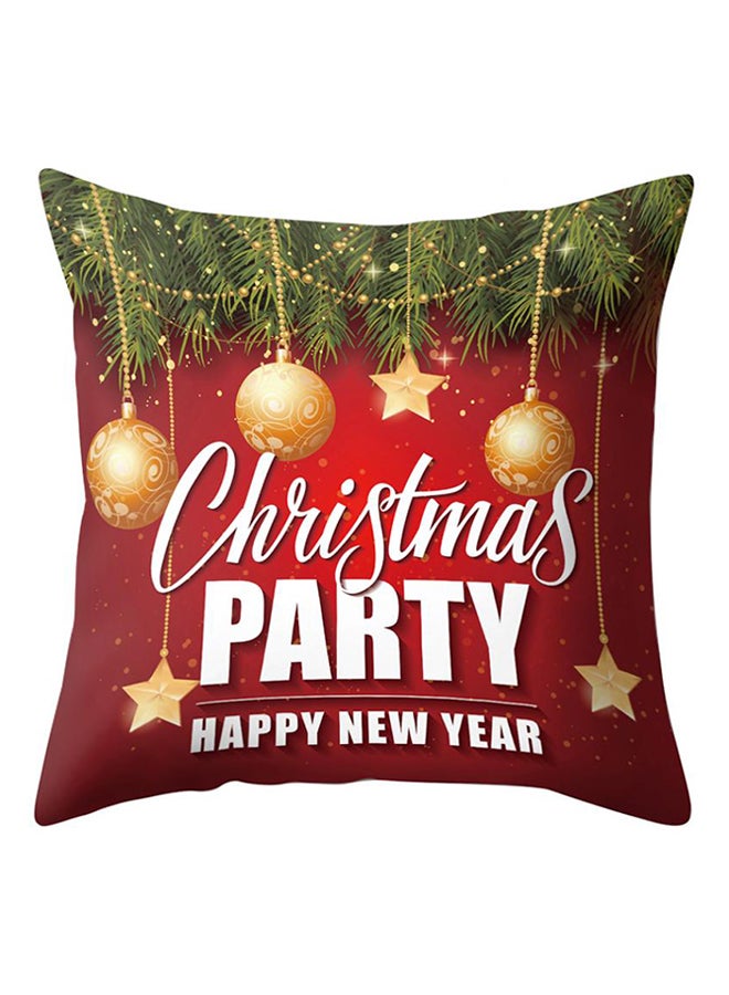 Bluelans Letters Printed Pillow Case Multicolour 18 x 18cm 