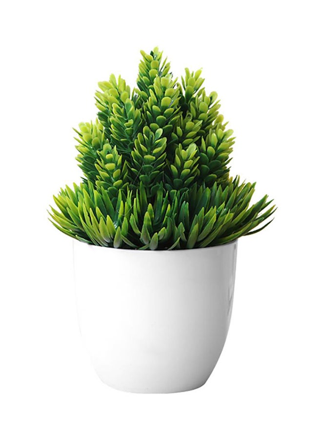Simulation Potted Bonsai Tree Green