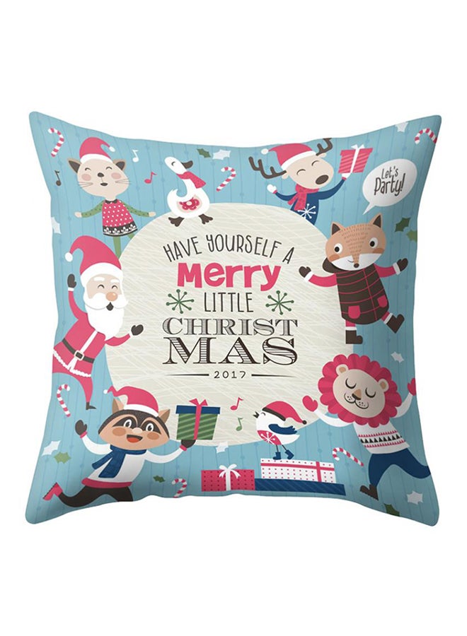 Bluelans Cartoon Printed Pillow Case Multicolour 18x18x8cm 
