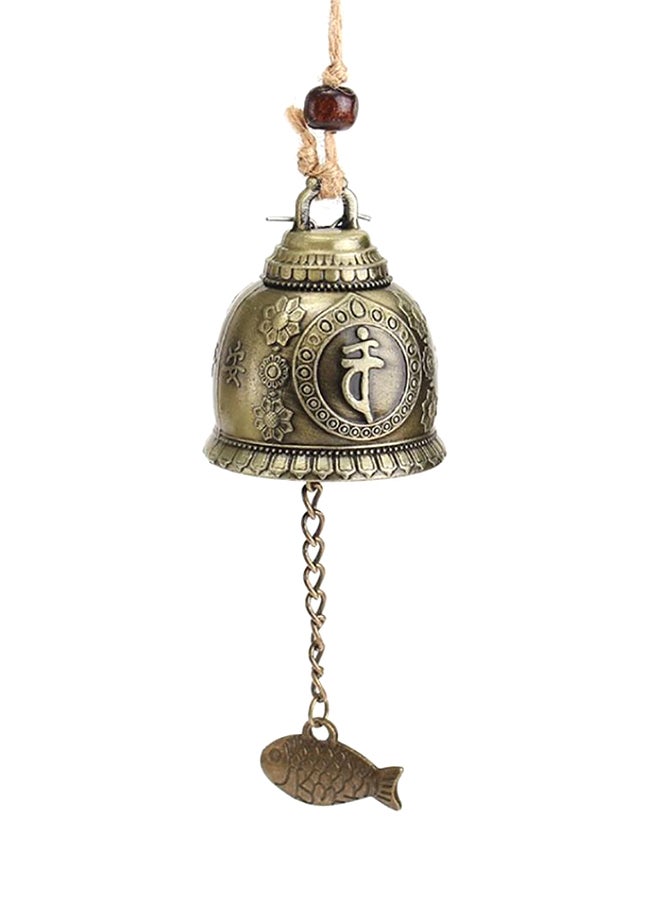 Bluelans Retro Feng Shui Wind Chime Gold - Image 1
