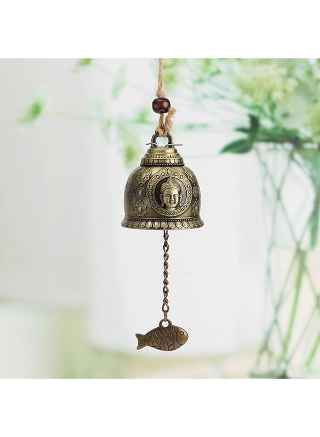 Bluelans Retro Feng Shui Wind Chime Gold - Image 3