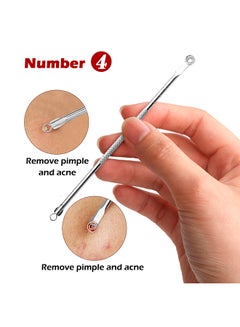 4 Piece Lanbena Household Stainless Steel Double Tip Needle Blackhead Whitehead Pimple Acne Removing Tool - v1550293998/N20845207A_3