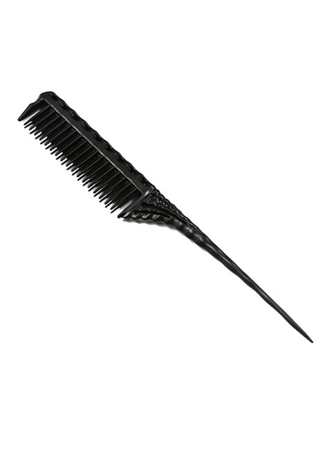 3-Row Teeth Teasing Comb Detangling Brush Rat Tail Comb Adding Volume Back Coming Hairdressing Combs