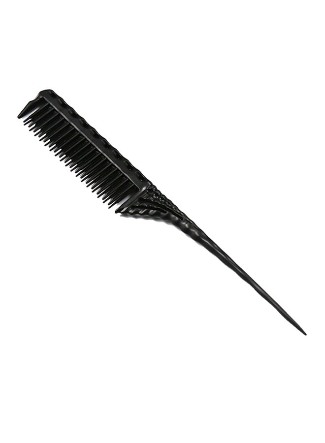 3-Row Teeth Teasing Comb Detangling Brush Rat Tail Comb Adding Volume Back Coming Hairdressing Combs