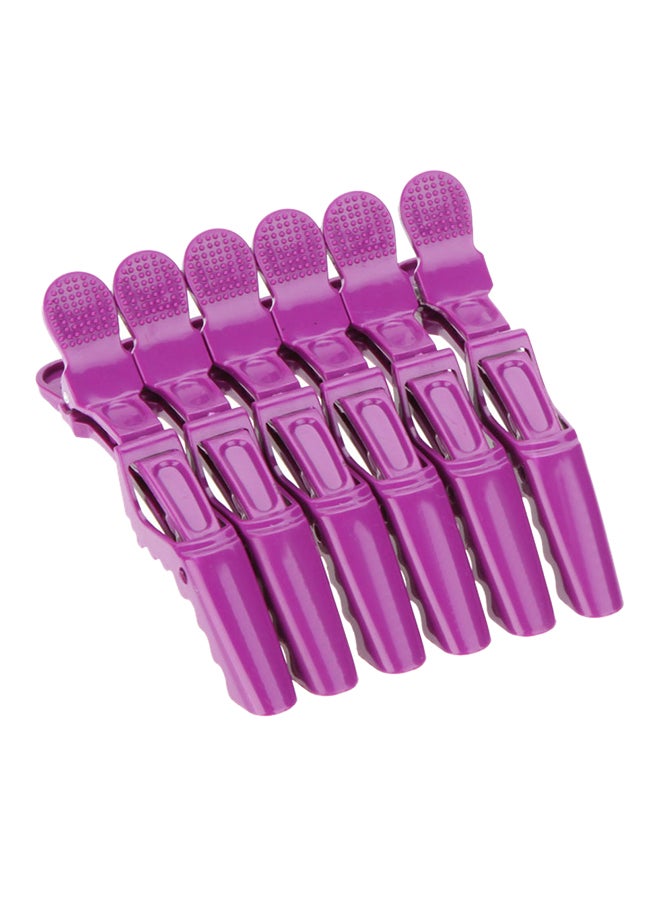 6 Piece Sectioning Clips Clamps Hairdressing Salon Hair Grip Crocodile Diy Accessories Hairpins Plastic - Image 1