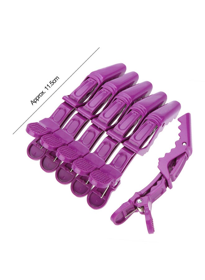 6 Piece Sectioning Clips Clamps Hairdressing Salon Hair Grip Crocodile Diy Accessories Hairpins Plastic - Image 2