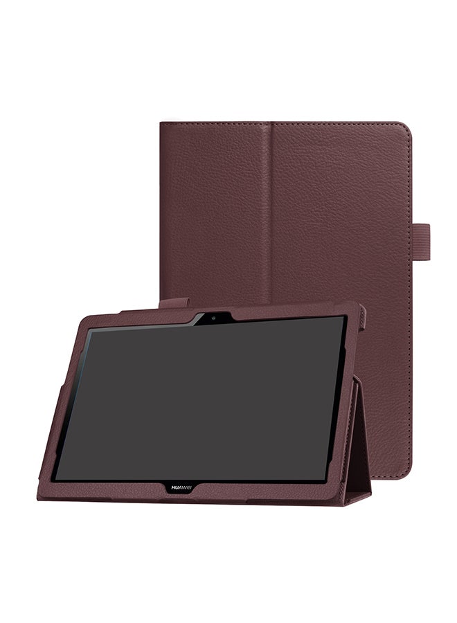 Cool Baby Flip Cover Case For Huawei Media Pad T3 10 /Honor Play Pad 2 9.6inch Brown Brown