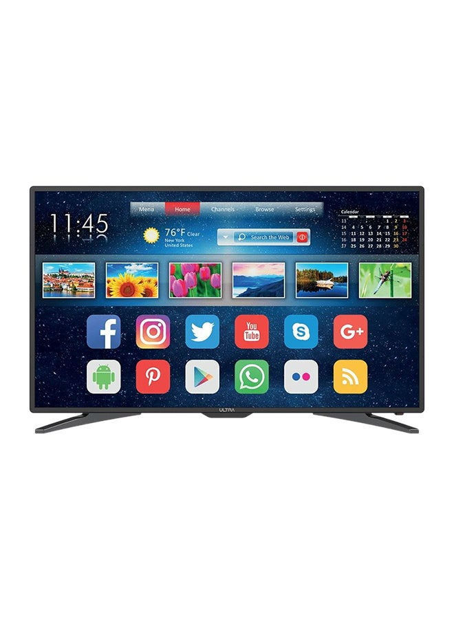 تلفزيون ذكي بدقة فائقة الوضوح 4K مقاس 50 بوصة طراز UT50S4KU أسود