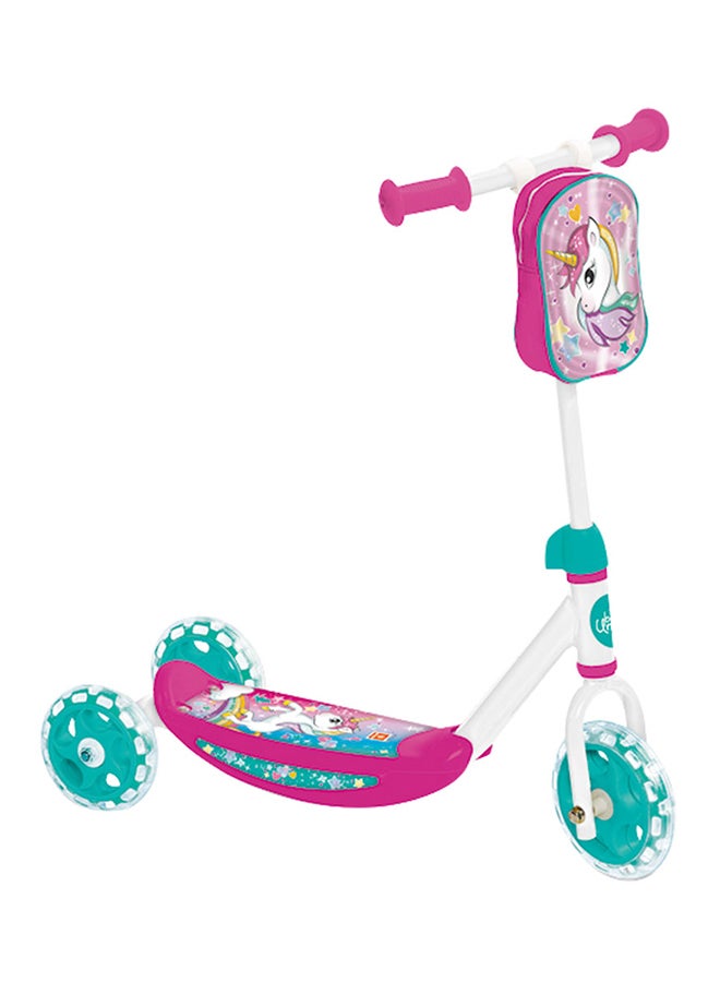 موندو سكوتر بـ 3 عجلات مع حقيبة متعدد الألوان 48x14x23سم - Image 1